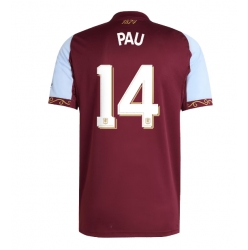 Aston Villa Pau Torres #14 Heimtrikot 2025-26 Kurzarm