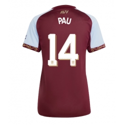 Aston Villa Pau Torres #14 Heimtrikot Frauen 2025-26 Kurzarm