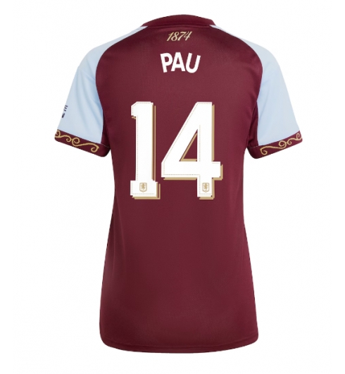 Aston Villa Pau Torres #14 Heimtrikot Frauen 2025-26 Kurzarm Aston Villa Pau Torres #14 Heimtrikot Frauen 2025-26 Kurzarm