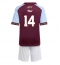 Aston Villa Pau Torres #14 Heimtrikot Kinder 2025-26 Kurzarm (+ kurze hosen)