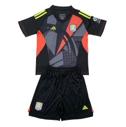 Aston Villa Torwart Auswärtstrikot Kinder 2024-25 Kurzarm (+ kurze hosen)