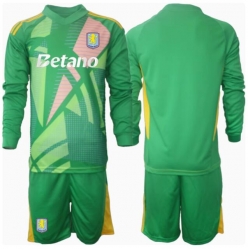 Aston Villa Torwart Heimtrikot Kinder 2024-25 Langarm (+ kurze hosen)