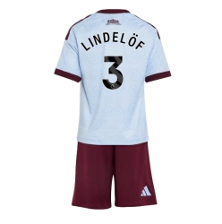 Aston Villa Victor Lindelof #3 3rd trikot Kinder 2026-27 Kurzarm (+ kurze hosen)