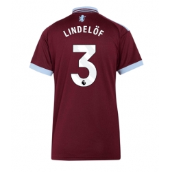 Aston Villa Victor Lindelof #3 Heimtrikot Frauen 2026-27 Kurzarm