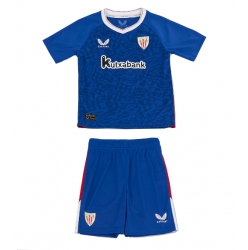 Athletic Bilbao Auswärtstrikot Kinder 2024-25 Kurzarm (+ kurze hosen)
