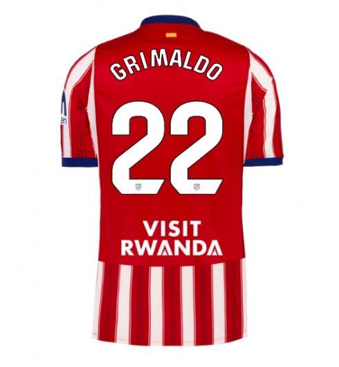 Atletico Madrid Alejandro Grimaldo #22 Heimtrikot 2026-27 Kurzarm Atletico Madrid Alejandro Grimaldo #22 Heimtrikot 2026-27 Kurzarm