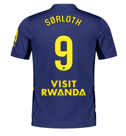 Atletico Madrid Alexander Sorloth #9 Auswärtstrikot 2025-26 Kurzarm Atletico Madrid Alexander Sorloth #9 Auswärtstrikot 2025-26 Kurzarm