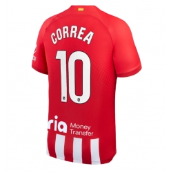 Atletico Madrid Angel Correa #10 Heimtrikot 2023-24 Kurzarm