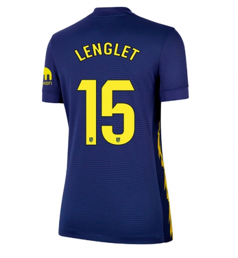Atletico Madrid Clement Lenglet #15 Auswärtstrikot Frauen 2025-26 Kurzarm Atletico Madrid Clement Lenglet #15 Auswärtstrikot Frauen 2025-26 Kurzarm
