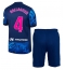 Atletico Madrid Conor Gallagher #4 3rd trikot Kinder 2024-25 Kurzarm (+ kurze hosen)