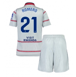 Atletico Madrid Cristian Romero #21 3rd trikot Kinder 2026-27 Kurzarm (+ kurze hosen)