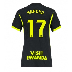 Atletico Madrid David Hancko #17 Auswärtstrikot Frauen 2026-27 Kurzarm