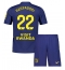Atletico Madrid Giacomo Raspadori #22 Auswärtstrikot Kinder 2025-26 Kurzarm (+ kurze hosen)