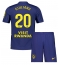 Atletico Madrid Giuliano Simeone #20 Auswärtstrikot Kinder 2025-26 Kurzarm (+ kurze hosen)