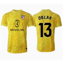Atletico Madrid Jan Oblak #13 Torwart 3rd trikot 2024-25 Kurzarm