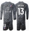 Atletico Madrid Jan Oblak #13 Torwart Heimtrikot Kinder 2024-25 Langarm (+ kurze hosen)