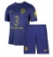 Atletico Madrid Johnny Cardoso #5 Auswärtstrikot Kinder 2025-26 Kurzarm (+ kurze hosen)