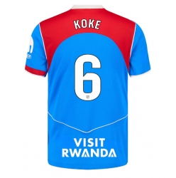 Atletico Madrid Koke #6 3rd trikot 2025-26 Kurzarm
