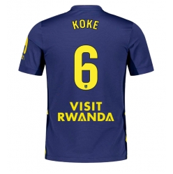 Atletico Madrid Koke #6 Auswärtstrikot 2025-26 Kurzarm