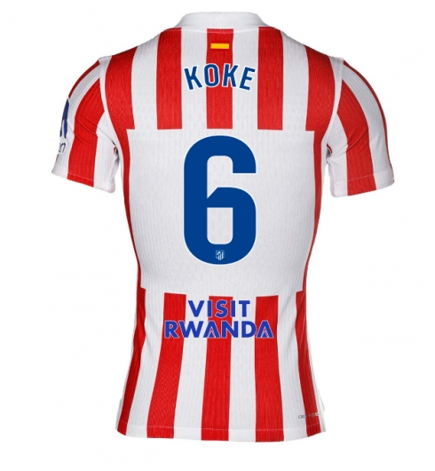 Atletico Madrid Koke #6 Heimtrikot 2025-26 Kurzarm Atletico Madrid Koke #6 Heimtrikot 2025-26 Kurzarm