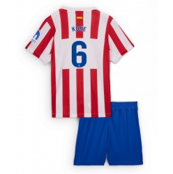 Atletico Madrid Koke #6 Heimtrikot Kinder 2025-26 Kurzarm (+ kurze hosen)
