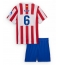 Atletico Madrid Koke #6 Heimtrikot Kinder 2025-26 Kurzarm (+ kurze hosen)