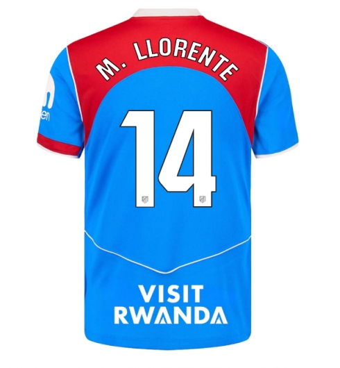 Atletico Madrid Marcos Llorente #14 3rd trikot 2025-26 Kurzarm Atletico Madrid Marcos Llorente #14 3rd trikot 2025-26 Kurzarm