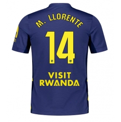 Atletico Madrid Marcos Llorente #14 Auswärtstrikot 2025-26 Kurzarm