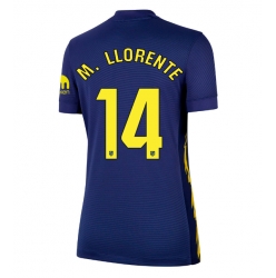 Atletico Madrid Marcos Llorente #14 Auswärtstrikot Frauen 2025-26 Kurzarm
