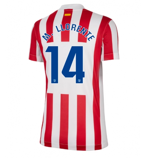 Atletico Madrid Marcos Llorente #14 Heimtrikot Frauen 2025-26 Kurzarm Atletico Madrid Marcos Llorente #14 Heimtrikot Frauen 2025-26 Kurzarm