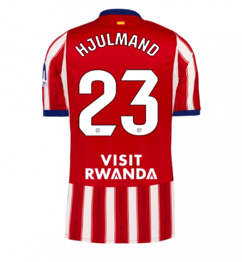 Atletico Madrid Morten Hjulmand #23 Heimtrikot 2026-27 Kurzarm Atletico Madrid Morten Hjulmand #23 Heimtrikot 2026-27 Kurzarm