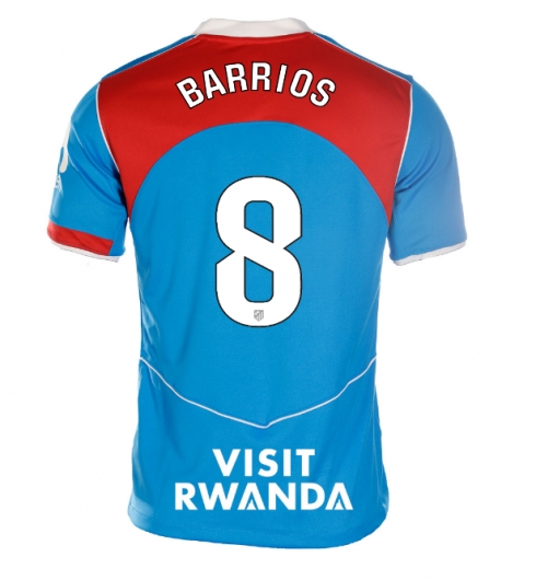 Atletico Madrid Pablo Barrios #8 3rd trikot Frauen 2025-26 Kurzarm Atletico Madrid Pablo Barrios #8 3rd trikot Frauen 2025-26 Kurzarm