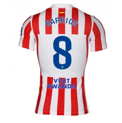 Atletico Madrid Pablo Barrios #8 Heimtrikot 2025-26 Kurzarm