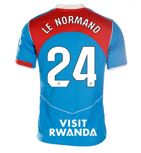 Atletico Madrid Robin Le Normand #24 3rd trikot Frauen 2025-26 Kurzarm Atletico Madrid Robin Le Normand #24 3rd trikot Frauen 2025-26 Kurzarm