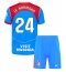 Atletico Madrid Robin Le Normand #24 3rd trikot Kinder 2025-26 Kurzarm (+ kurze hosen)