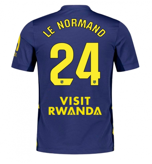 Atletico Madrid Robin Le Normand #24 Auswärtstrikot 2025-26 Kurzarm Atletico Madrid Robin Le Normand #24 Auswärtstrikot 2025-26 Kurzarm