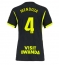 Atletico Madrid Rodrigo Mendoza #4 Auswärtstrikot Frauen 2026-27 Kurzarm