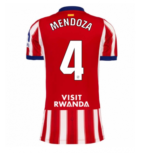 Atletico Madrid Rodrigo Mendoza #4 Heimtrikot Frauen 2026-27 Kurzarm Atletico Madrid Rodrigo Mendoza #4 Heimtrikot Frauen 2026-27 Kurzarm