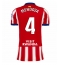 Atletico Madrid Rodrigo Mendoza #4 Heimtrikot Frauen 2026-27 Kurzarm Atletico Madrid Rodrigo Mendoza #4 Heimtrikot Frauen 2026-27 Kurzarm