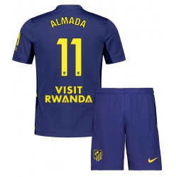 Atletico Madrid Thiago Almada #11 Auswärtstrikot Kinder 2025-26 Kurzarm (+ kurze hosen)