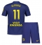 Atletico Madrid Thiago Almada #11 Auswärtstrikot Kinder 2025-26 Kurzarm (+ kurze hosen)