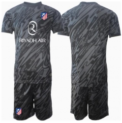 Atletico Madrid Torwart Heimtrikot Kinder 2024-25 Kurzarm (+ kurze hosen)