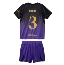 Barcelona Alejandro Balde #3 Auswärtstrikot Kinder 2026-27 Kurzarm (+ kurze hosen)