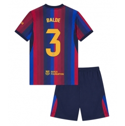 Barcelona Alejandro Balde #3 Heimtrikot Kinder 2026-27 Kurzarm (+ kurze hosen)