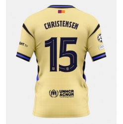 Barcelona Andreas Christensen #15 Auswärtstrikot 2025-26 Kurzarm