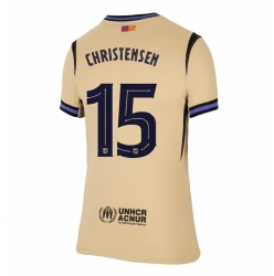 Barcelona Andreas Christensen #15 Auswärtstrikot Frauen 2025-26 Kurzarm