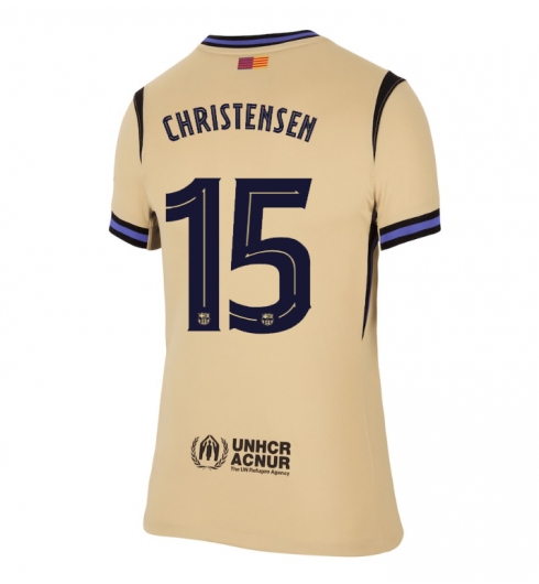 Barcelona Andreas Christensen #15 Auswärtstrikot Frauen 2025-26 Kurzarm Barcelona Andreas Christensen #15 Auswärtstrikot Frauen 2025-26 Kurzarm