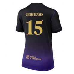Barcelona Andreas Christensen #15 Auswärtstrikot Frauen 2026-27 Kurzarm