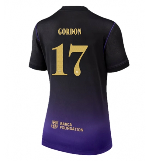 Barcelona Anthony Gordon #17 Auswärtstrikot Frauen 2026-27 Kurzarm Barcelona Anthony Gordon #17 Auswärtstrikot Frauen 2026-27 Kurzarm