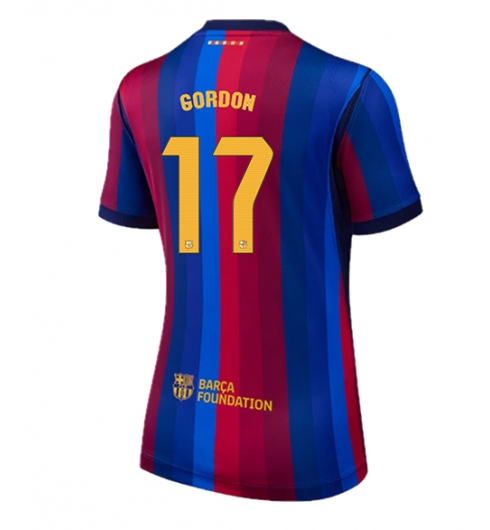 Barcelona Anthony Gordon #17 Heimtrikot Frauen 2026-27 Kurzarm Barcelona Anthony Gordon #17 Heimtrikot Frauen 2026-27 Kurzarm